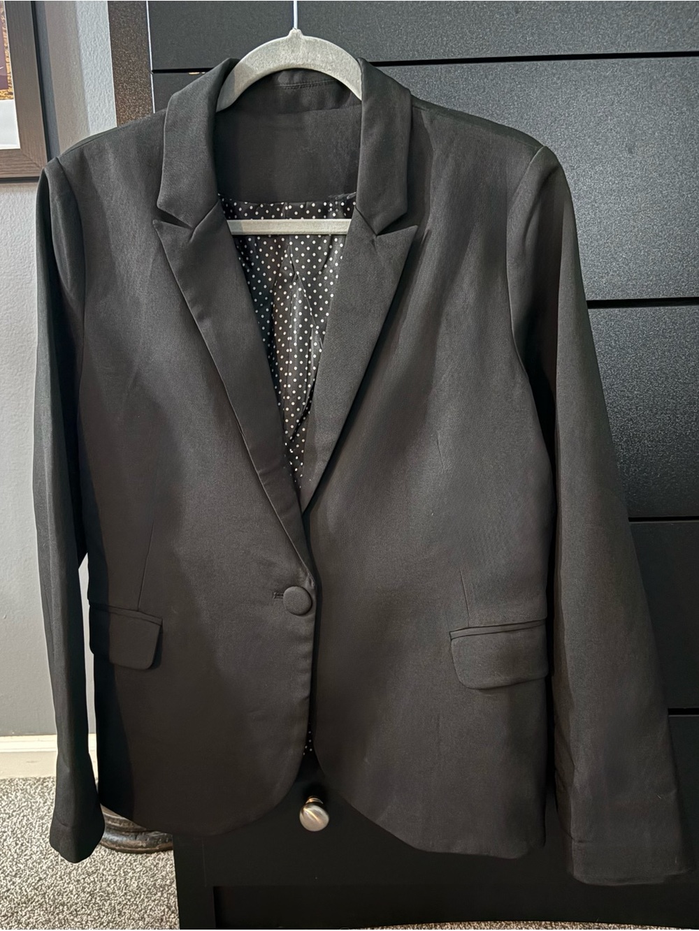 Classic Black Women's Blazer Size L